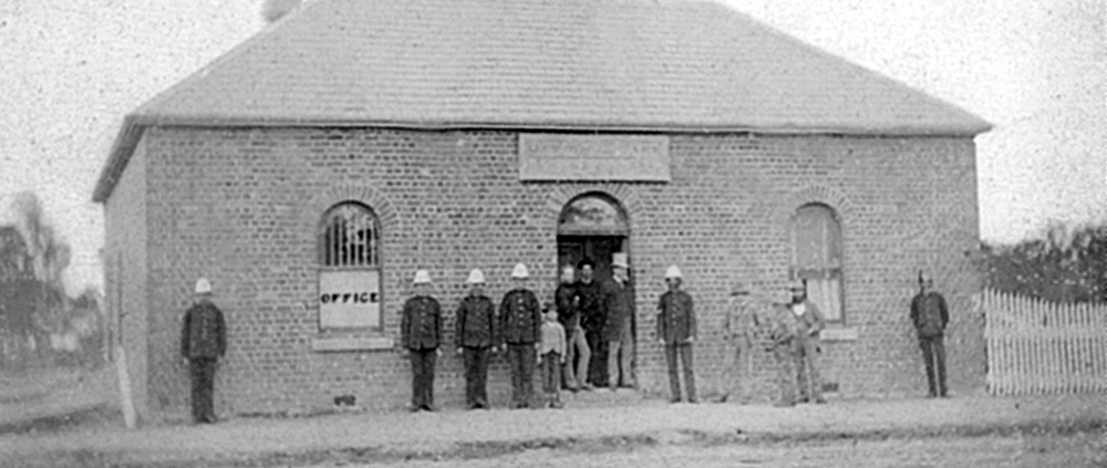 Euroa’s National Bank, a building rented from the local blacksmith, was the scene of the Kelly Gang’s first hold-up. Image: National Australia Bank Heritage Collection