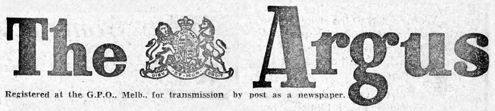 Argus Masthead Argus Masthead