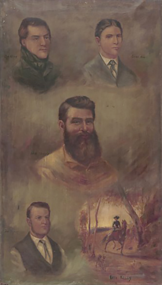 'Dan, Steve, Ned and Joe' 1894Oil on Canvas 107 x 61.2cm